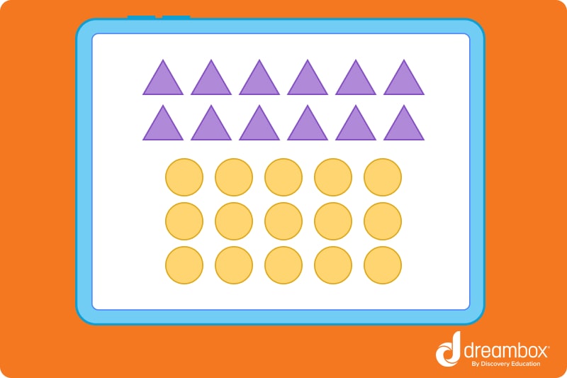 ratio of triangles to circles