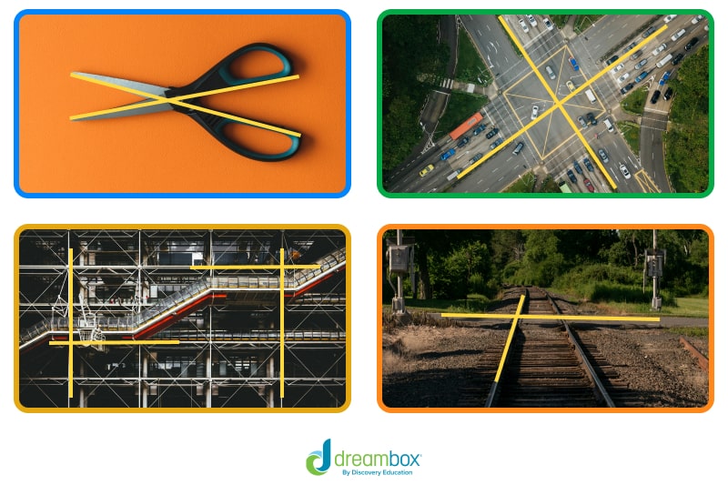 Intersecting lines examples