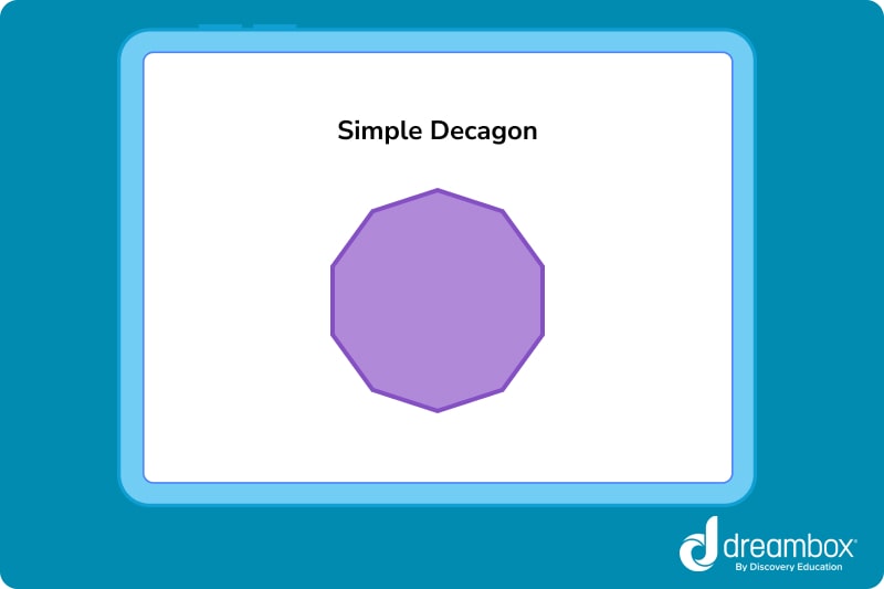 simple decagon
